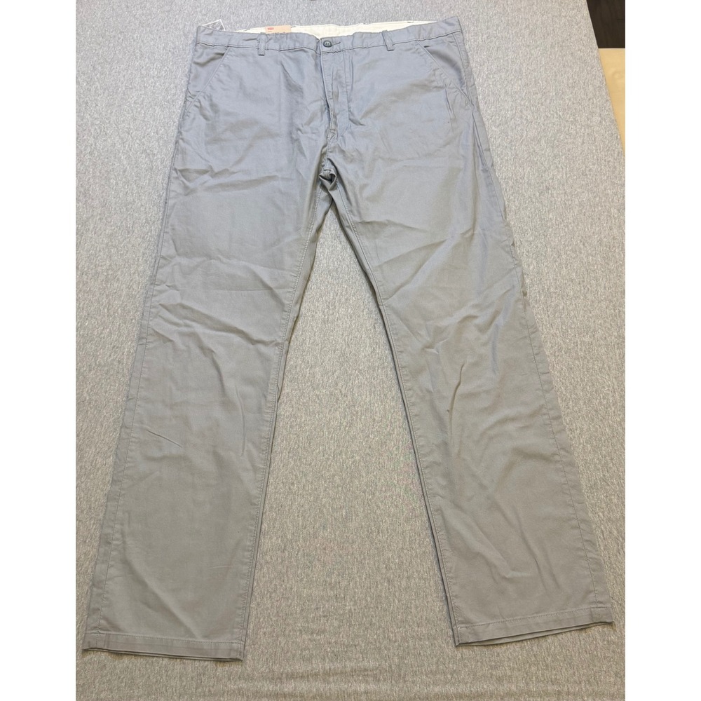 Levis Chino Pants Mens 40x32 Grey Regular Fit Straight Leg New With Tags